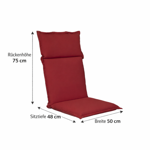 Gartenmöbelauflagen mit Reißverschluss